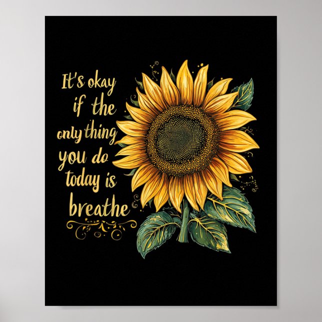 Affiche Sensibilisation au suicide Tournesol  (Devant)