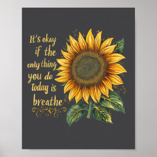 Affiche Sensibilisation au suicide Tournesol 