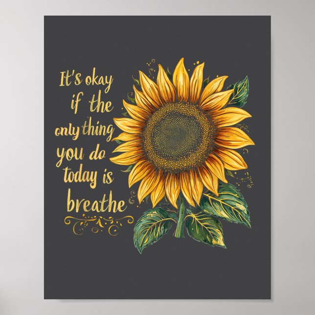 Affiche Sensibilisation au suicide Tournesol  (Devant)