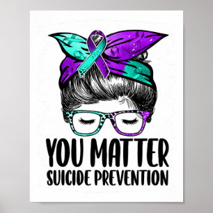 Affiche Sensibilisation au suicide Vous Problème Santé Men