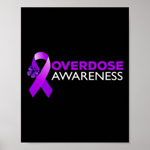 Affiche Sensibilisation au surdosage Je porte du violet