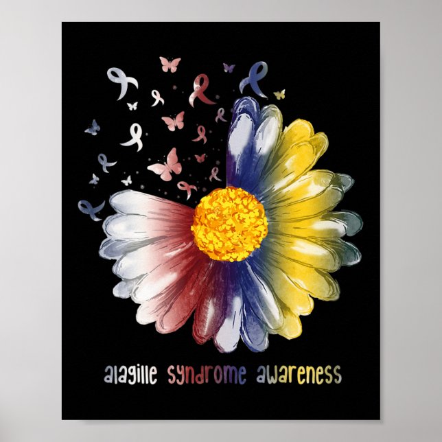 Affiche Sensibilisation au syndrome d'alagille papillon de (Devant)