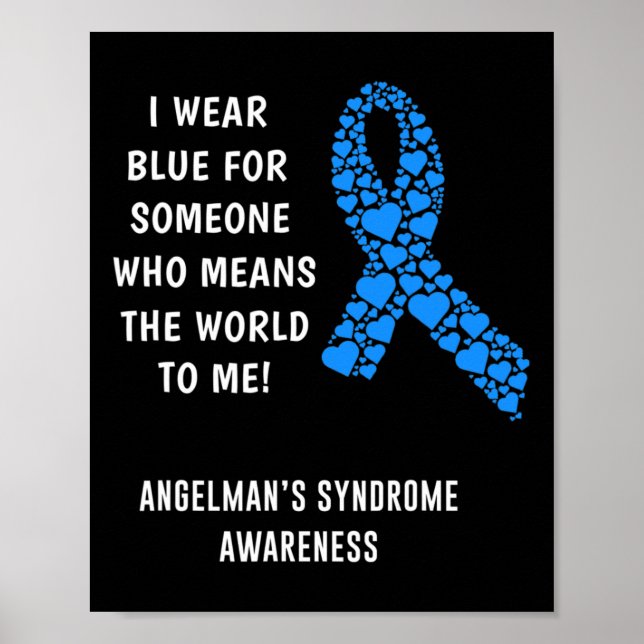 Affiche Sensibilisation au syndrome d'Angelman (Devant)