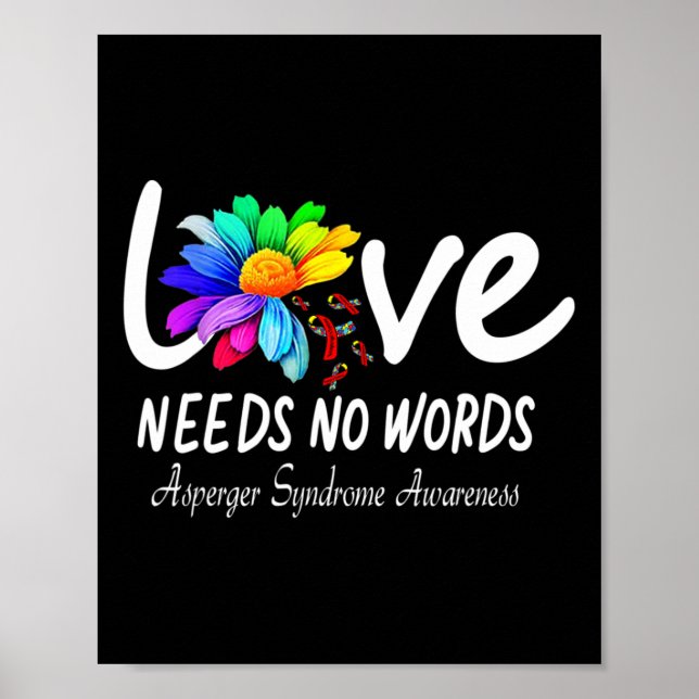 Affiche Sensibilisation au syndrome d'Asperger (Devant)