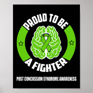 Affiche Sensibilisation Au Syndrome De Concussion Fière D'
