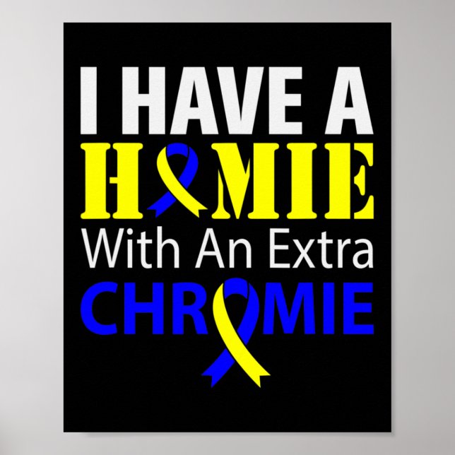 Affiche Sensibilisation au syndrome de Down Chromosome sup (Devant)