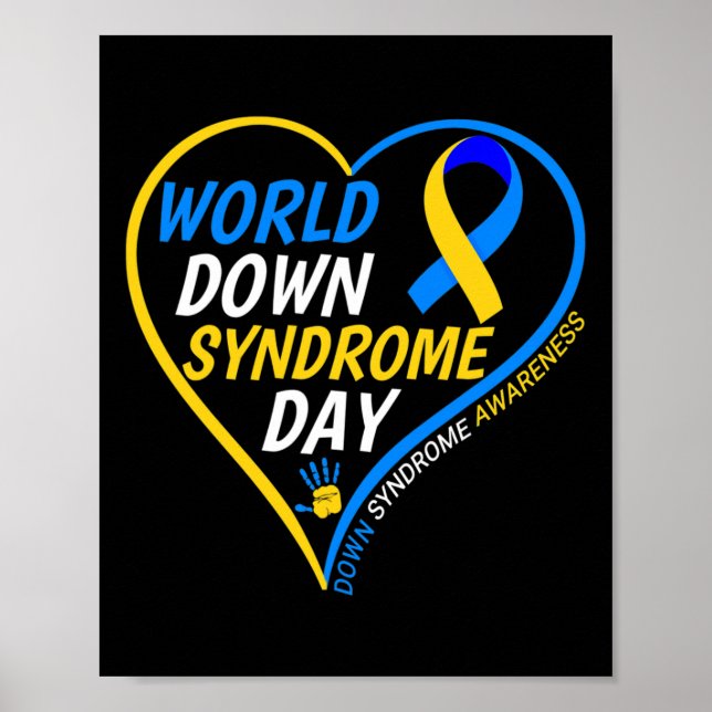 Affiche Sensibilisation au syndrome de Down - Journée mond (Devant)