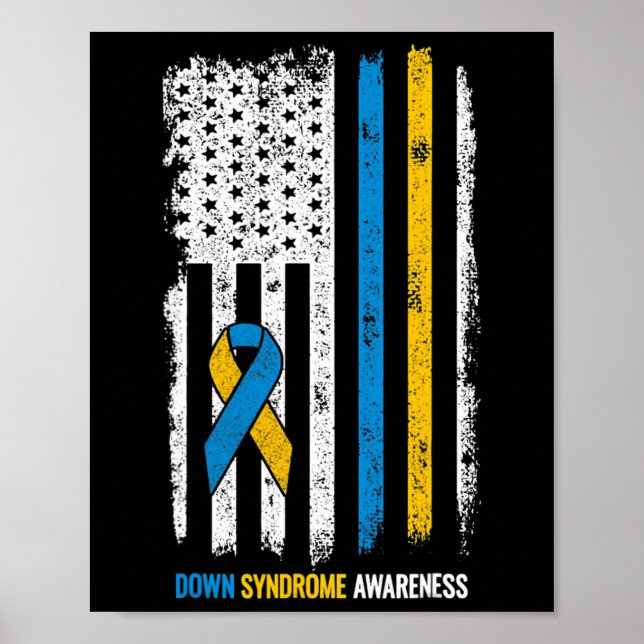 Affiche Sensibilisation au syndrome de Down Syndrom du dra (Devant)