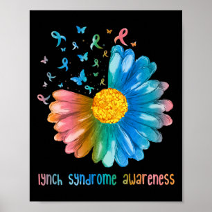 Affiche Sensibilisation au syndrome de Lynch Papillon Dais
