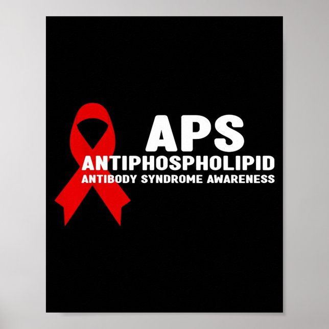 Affiche Sensibilisation au syndrome des anticorps antiphos (Devant)