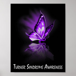 Affiche Sensibilisation au syndrome du rubéole papillon