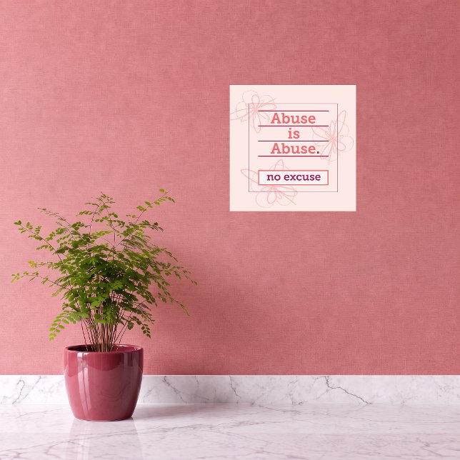 Affiche Sensibilisation aux Abus Autonomisation Guérison T (Créateur téléchargé)