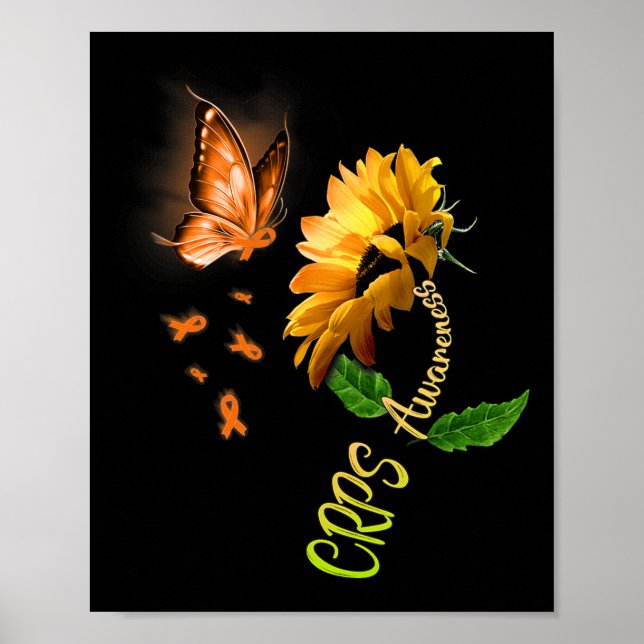Affiche Sensibilisation aux cultures de tournesol papillon (Devant)