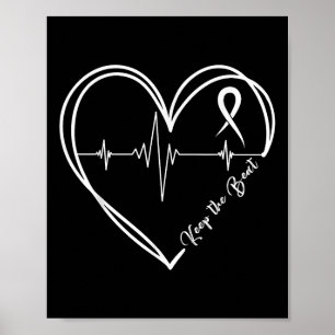 Affiche Sensibilisation aux maladies cardiaques battement