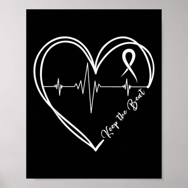 Affiche Sensibilisation aux maladies cardiaques battement  (Devant)