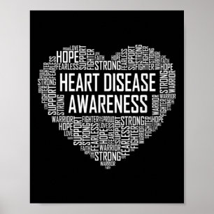 Affiche Sensibilisation aux maladies cardiaques Cadeau car