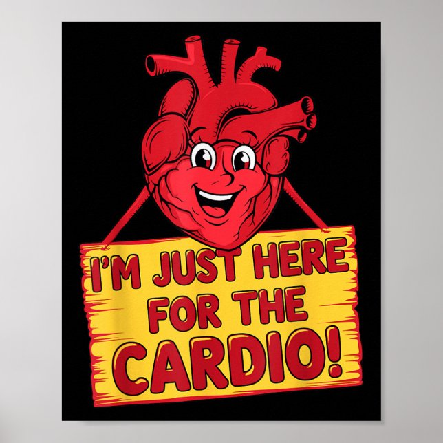 Affiche Sensibilisation aux maladies cardiaques Humour car (Devant)