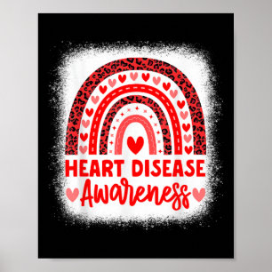 Affiche Sensibilisation aux maladies cardiaques Mois cardi