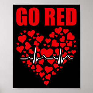 Affiche Sensibilisation aux maladies cardiaques Nous porto