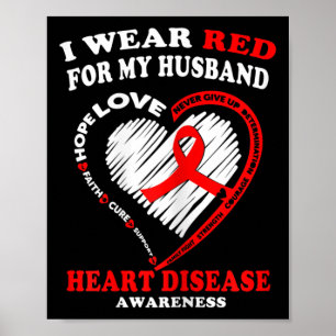 Affiche Sensibilisation aux maladies cardiaques T Chemise