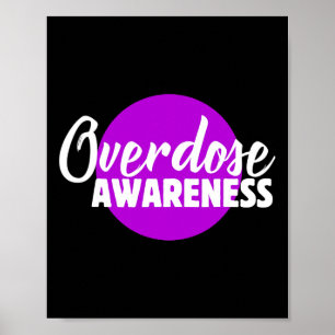 Affiche Sensibilisation aux surdoses de drogues chez les h