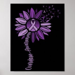 Affiche Sensibilisation aux surdoses de rubans