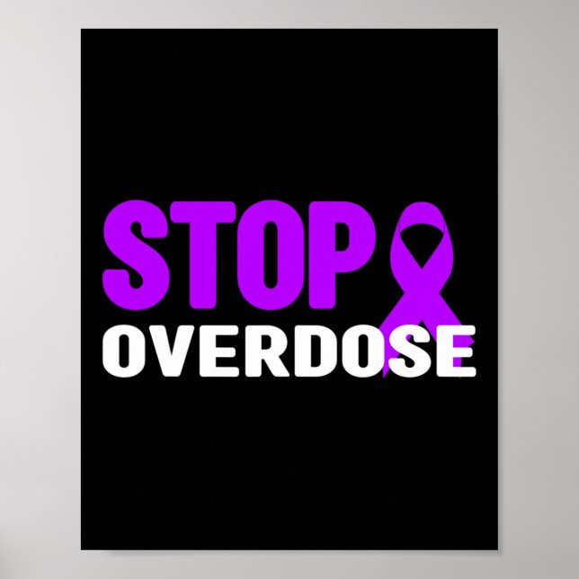 Affiche Sensibilisation aux surdoses - Sensibilisation aux (Devant)