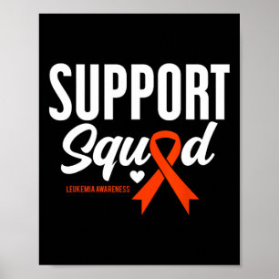 Affiche Sensibilisation de l'équipe de soutien à la leucém