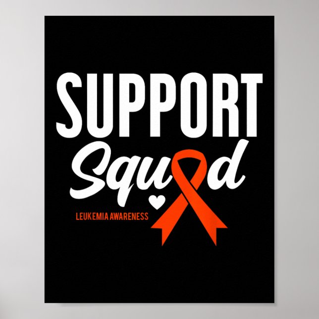 Affiche Sensibilisation de l'équipe de soutien à la leucém (Devant)