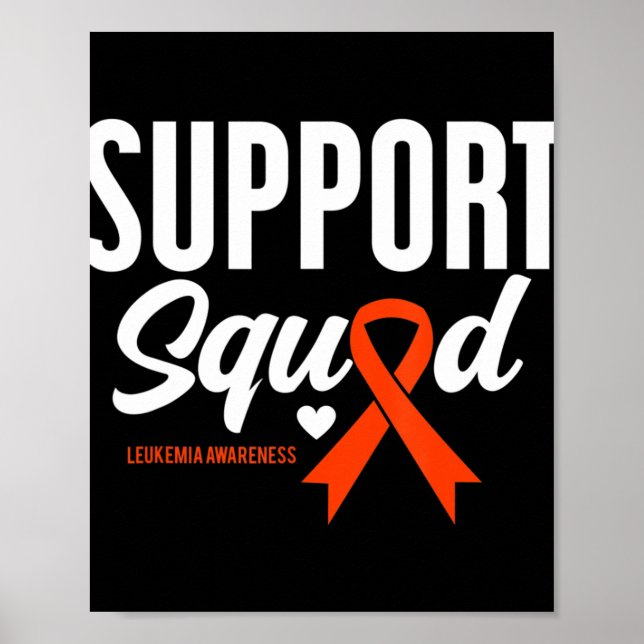 Affiche Sensibilisation de l'équipe de soutien à la leucém (Devant)