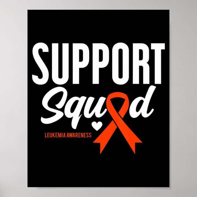 Affiche Sensibilisation de l'équipe de soutien à la leucém (Devant)