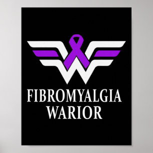 Affiche Sensibilisation des guerriers Ribbon violet Cadeau