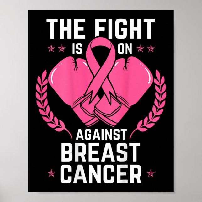 Affiche Sensibilisation du sein Cancer Chimiothérapie Awar (Devant)