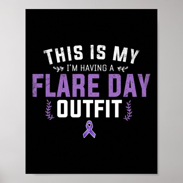 Affiche Sensibilisation Et Fibromyalgie Spoonie C'Est Mon  (Devant)