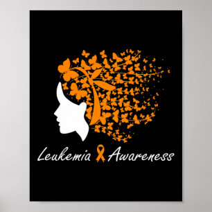 Affiche Sensibilisation - Femmes Papillons Cheveux Ruban V
