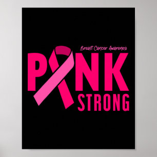 Affiche Sensibilisation forte au cancer du sein