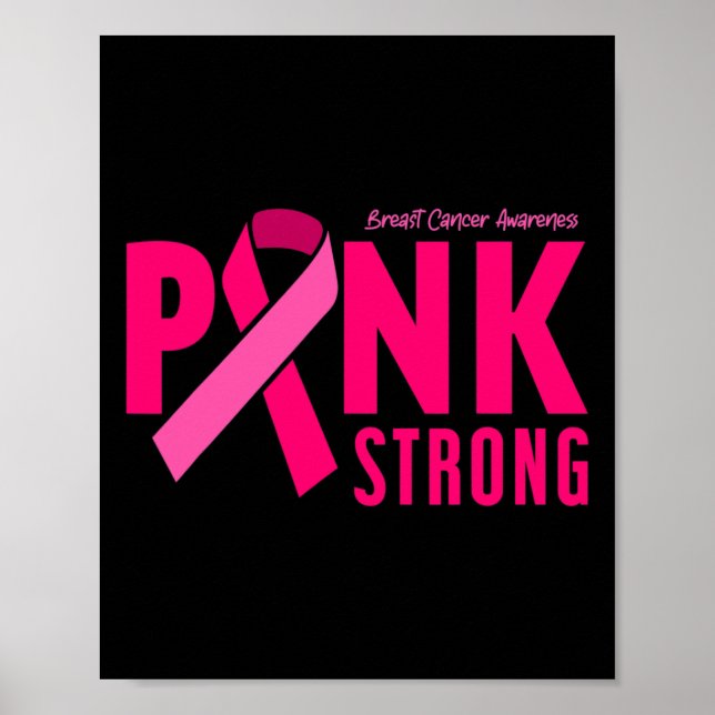 Affiche Sensibilisation forte au cancer du sein (Devant)