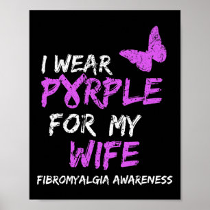 Affiche Sensibilisation Je Porte Du Violet Pour Ma Femme 3