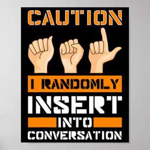 Affiche Sensibilisation Langue des Signes Américaine Perte