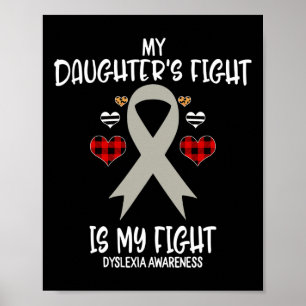 Affiche Sensibilisation Le Combat De Ma Fille Est Mon Comb