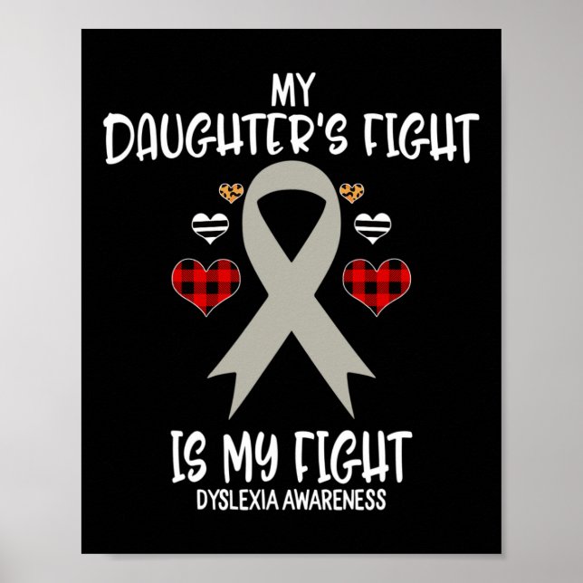 Affiche Sensibilisation Le Combat De Ma Fille Est Mon Comb (Devant)