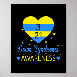 Affiche Sensibilisation mondiale au syndrome de Down 21 ma