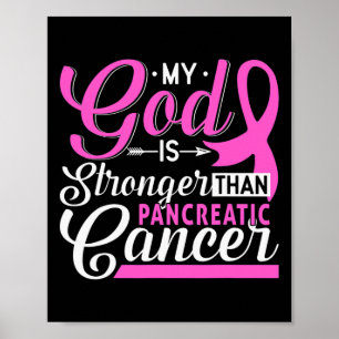 Affiche Sensibilisation pancréatique Ruban Tee Cancer du p