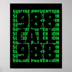 Affiche Sensibilisation Prévention du suicide 988