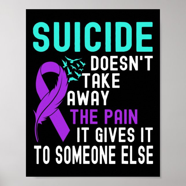 Affiche Sensibilisation Santé mentale Prévention du suicid (Devant)