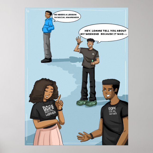 Affiche Sensibilisation sociale (Matte) (Devant)