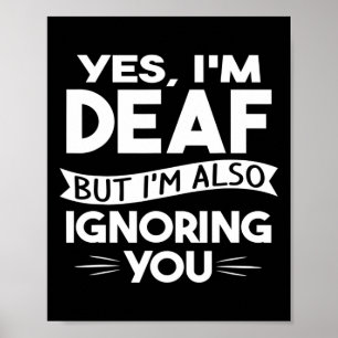 Affiche Sensibilisation Sourde Perte auditive Culture Sour