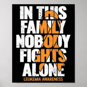 Affiche Sensibilisation Soutien familial Leucémie Sensibil
