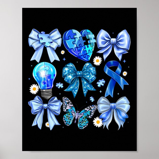 Affiche Sensibilisation sur l'autisme Accepter Comprendre  (Devant)