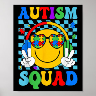 Affiche Sensibilisation sur l'autisme Autisme Escouade Sou